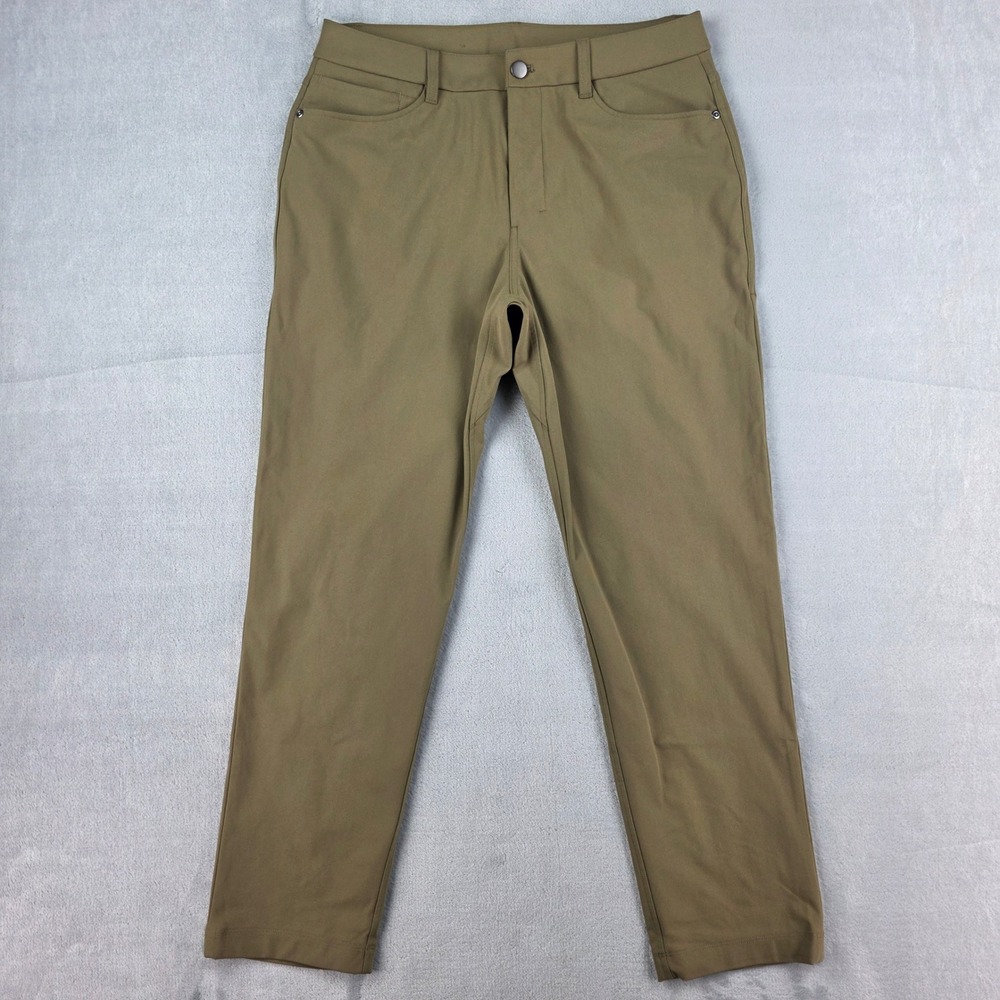 Lululemon Commission Pant Slim 30 Warpstreme Artifact Brown LM5AQHS.0